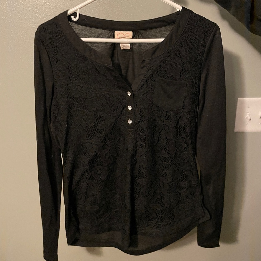 Lace long sleeve